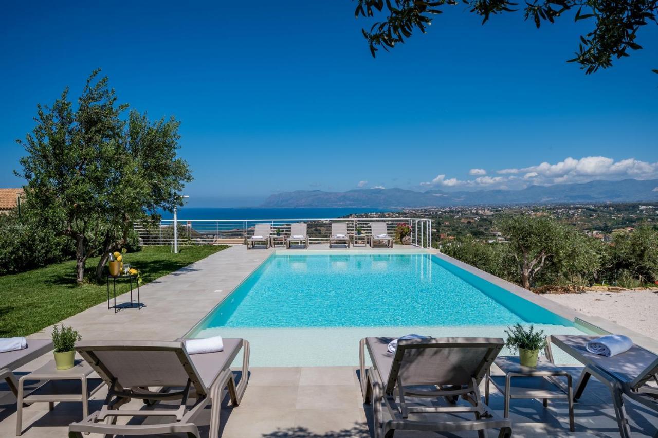 Villa Maria Con Piscina E Vista Mare Castellammare del Golfo Exterior photo